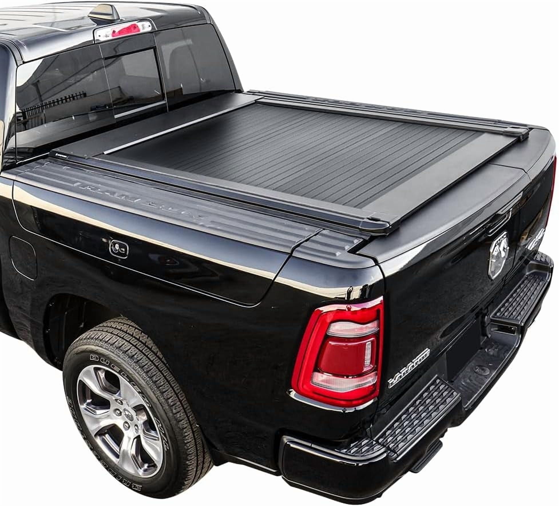 Syneticusa AR Hard Aluminum Retractable Truck Bed Tonneau Cover for 2009-2026 Ram 1500 with Rambox 5'7" Bed