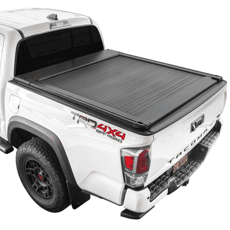 Syneticusa AR Series Hard Aluminum Retractable Truck Bed Tonneau Cover for 2016-2026 Tacoma 5ft Bed