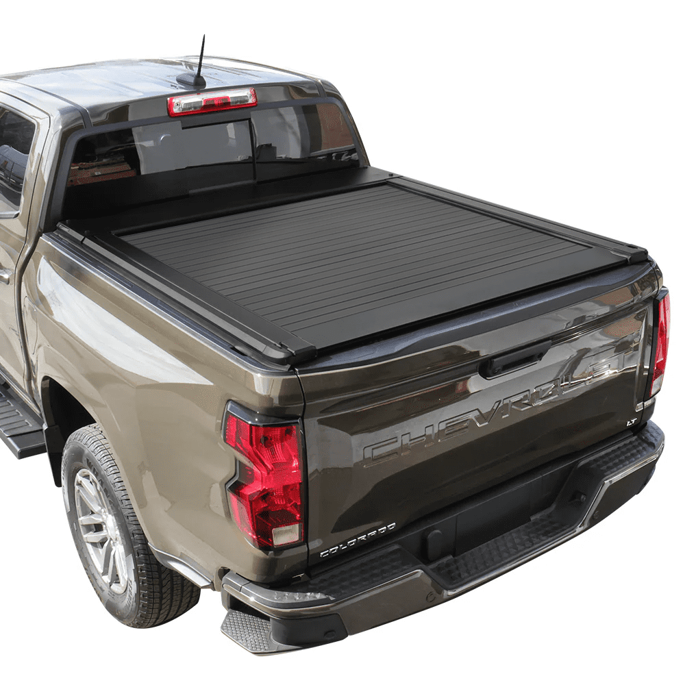 Syneticusa AR Series Hard Aluminum Retractable Truck Bed Tonneau Cover for 2015-2026 Colorado/Canyon 5ft Bed