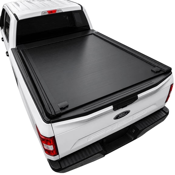 Syneticusa MR Series Retractable T-Slot Rails Hard Truck Bed Cover for 2008-2026 F-250/350 6'10" 81.8” Bed