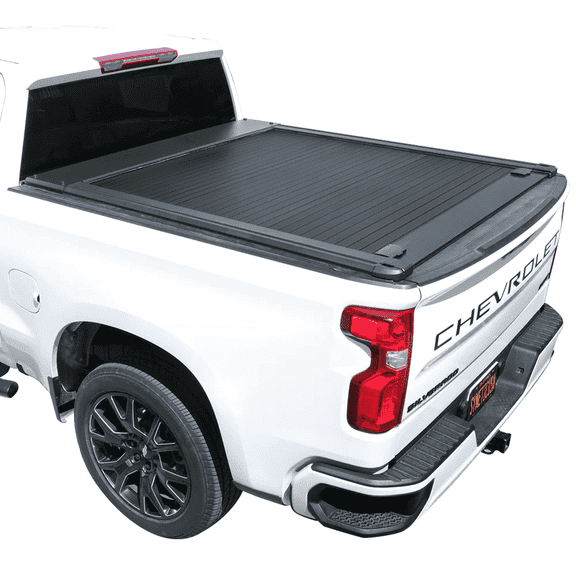 Syneticusa MR Series Retractable T-Slot Rails Hard Truck Bed Cover for 2007-2025 Silverado/Sierra 5'8" Bed