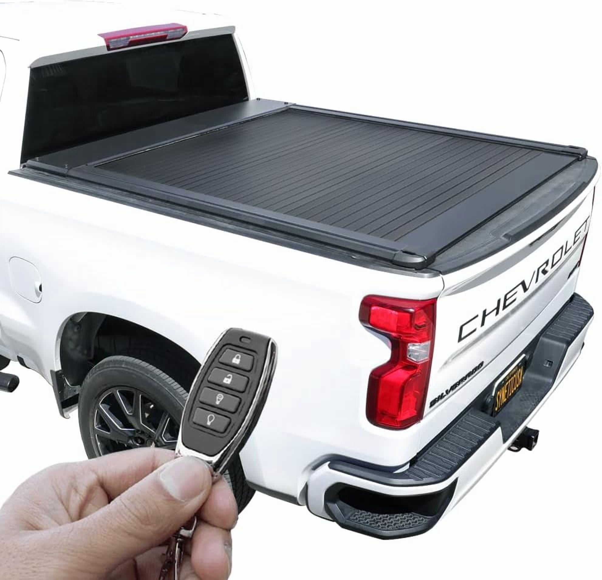 Syneticusa Power Retract Tonneau Cover Fits 2014-2026 Silverado/ Sierra 1500 5'8" (69.9”) Truck Bed