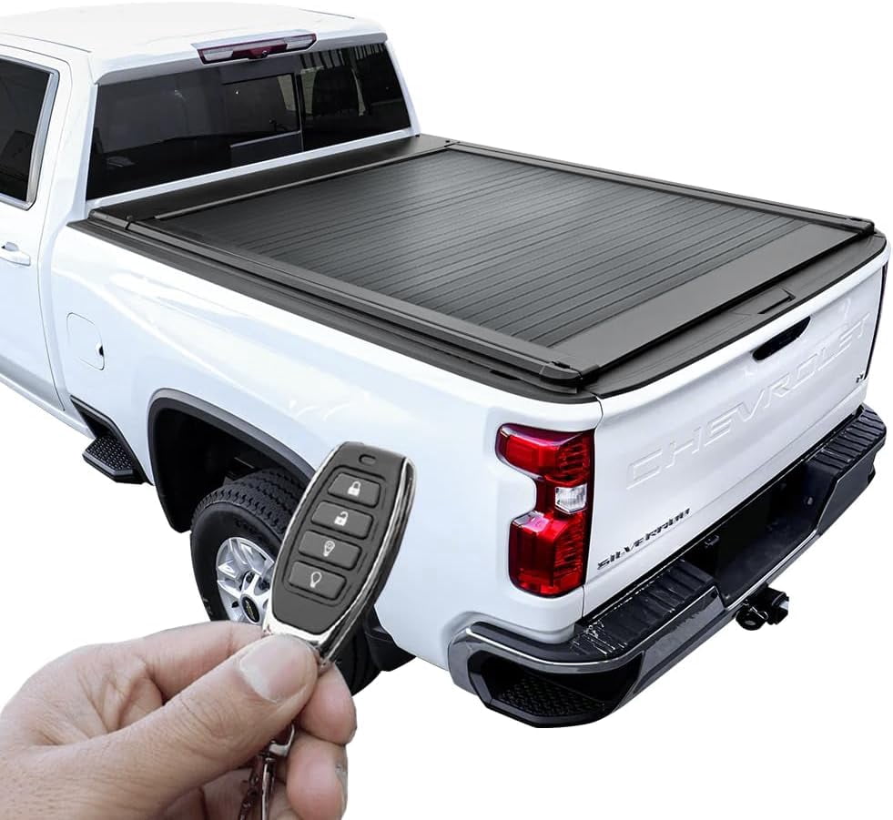 Syneticusa ER Power Retract Tonneau Cover Fits 2019-2026 Silverado/ Sierra 1500 6'6" 79.4" Truck Bed