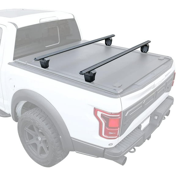 Syneticusa HD Adjustable Crossbar Truck Bed Towers Heavy Duty Cargo Rack Compatible with Tacoma Ranger Colorado Canyon