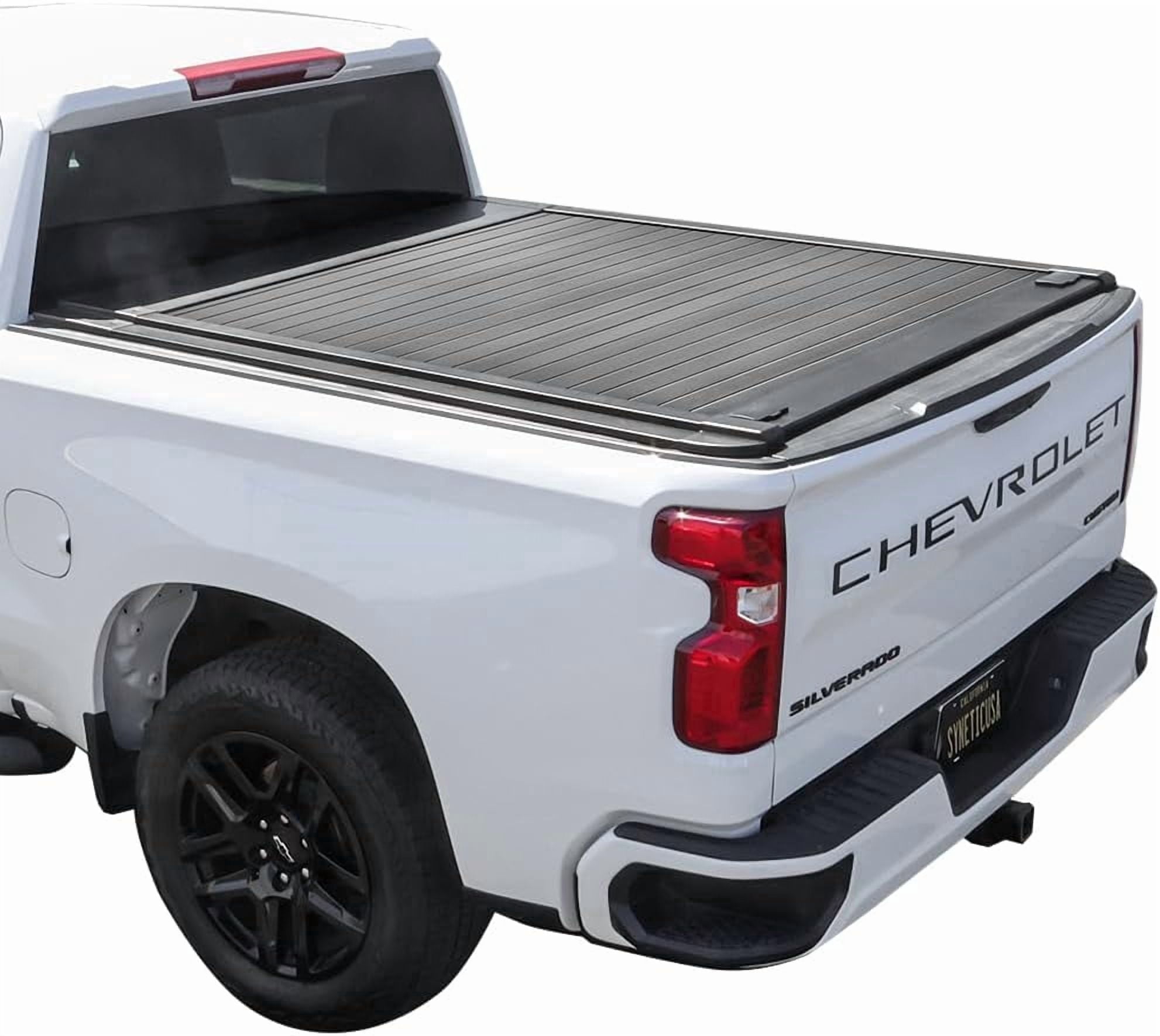 Syneticusa MB Retractable Tonneau Cover Fits 2007-2026 Silverado/Sierra 1500 5'8" (69.9”) Truck Bed