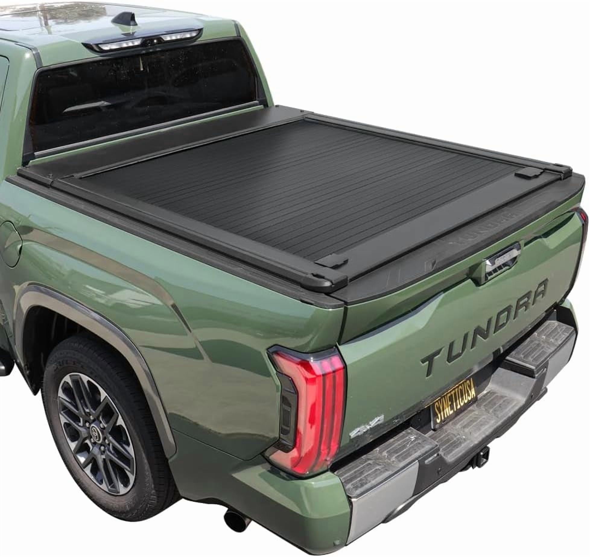Syneticusa MR Series Retractable T-Slot Rails Hard Truck Bed Cover for 2022-2026 Toyota Tundra 5'6" Bed