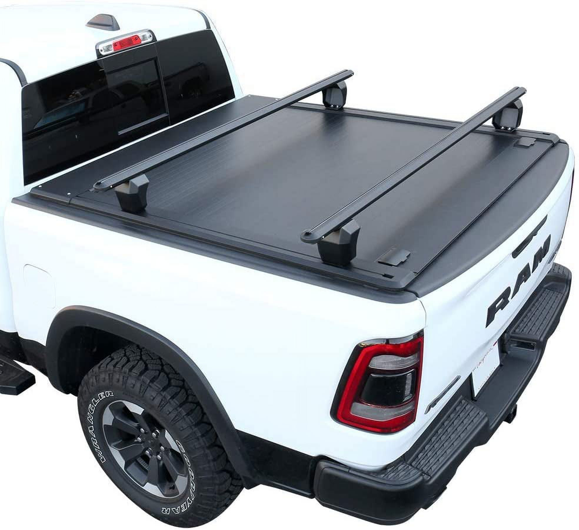 Retractable Hard Tonneau Cover with Cross Bar Fits 20072021