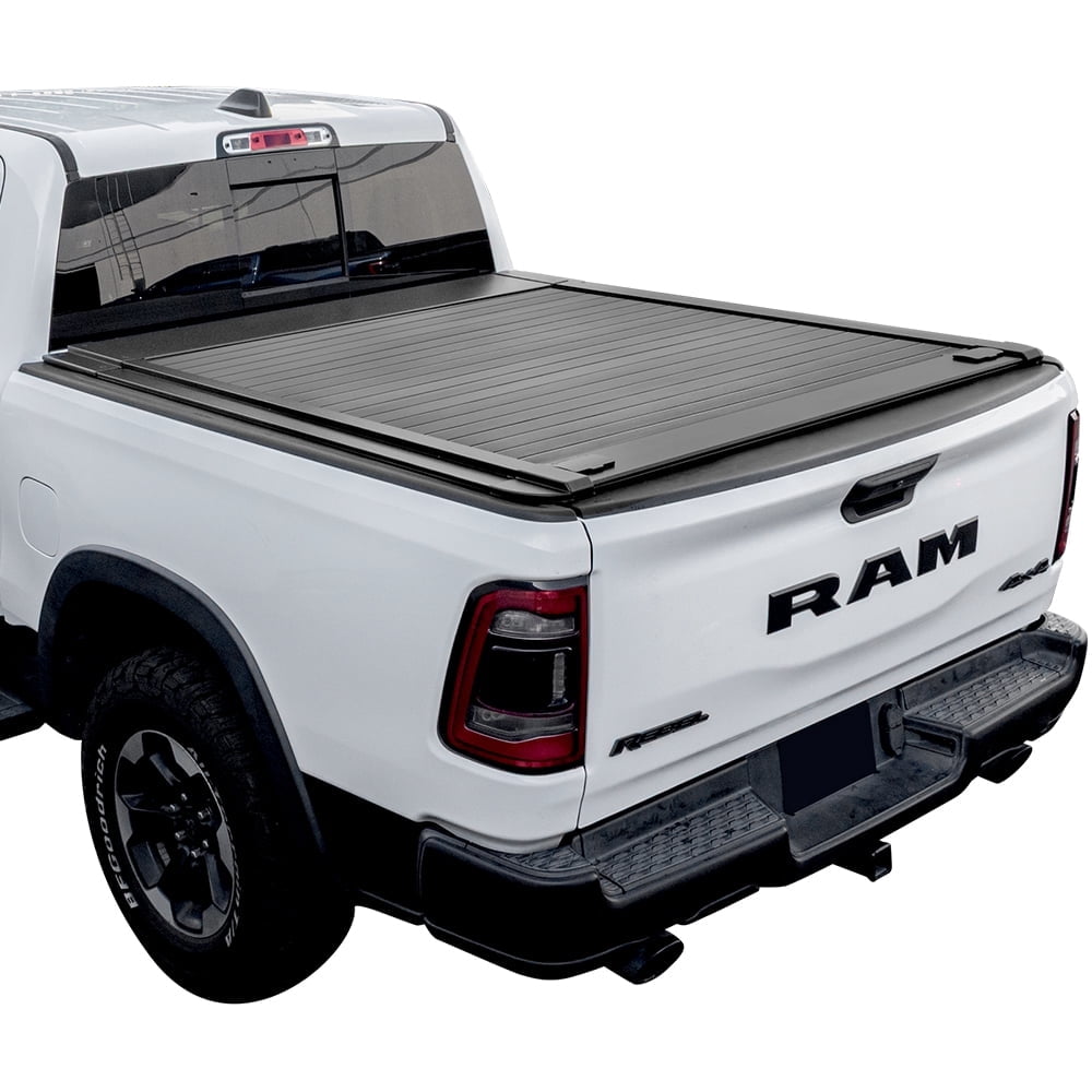 Syneticusa MB Aluminum Retractable Hard Tonneau Cover for 2009-2026 Dodge Ram 1500 5'7" (67.4”) Truck Bed