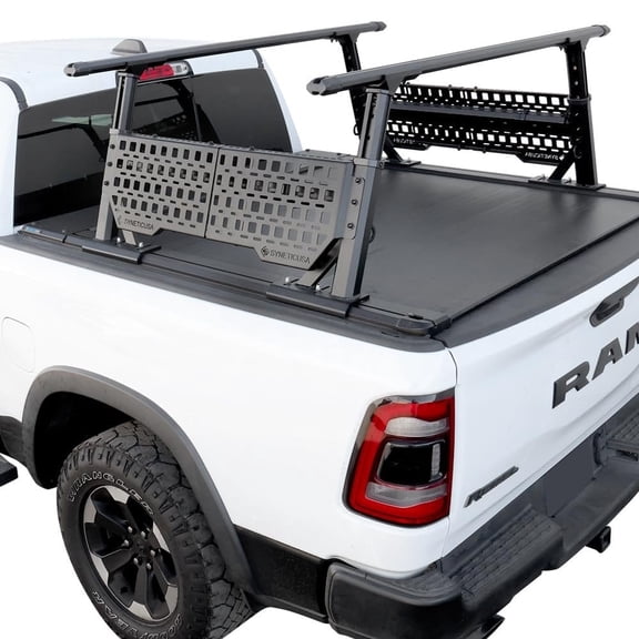 Syneticusa Automatic Retract Hard Tonneau Cover+Rack Fits 2015-2025 Colorado/Canyon 5' Truck Bed