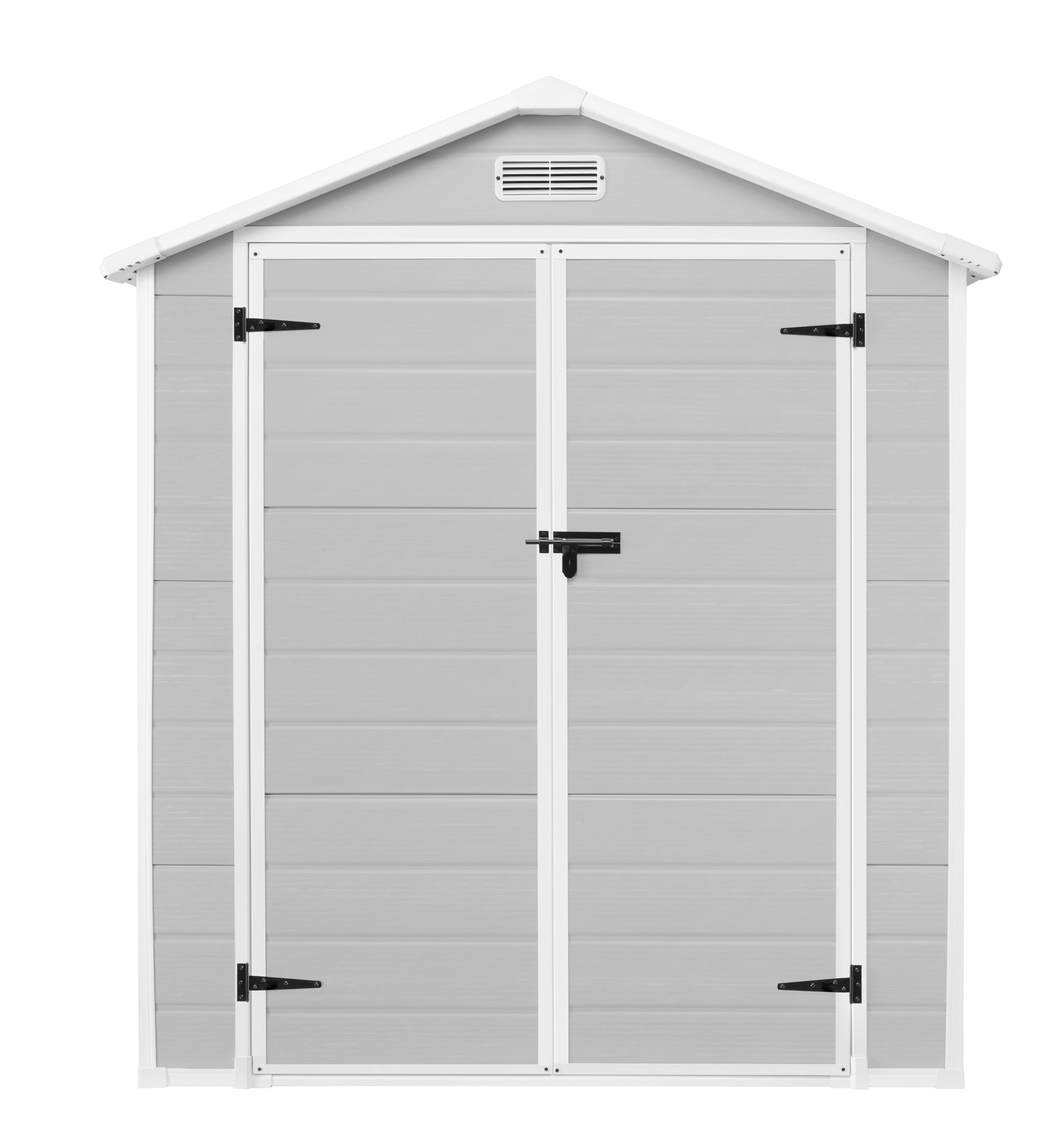 Syngar 6ft x 4ft Outdoor Plastic Storage Shed, AllWeather Tool Shed