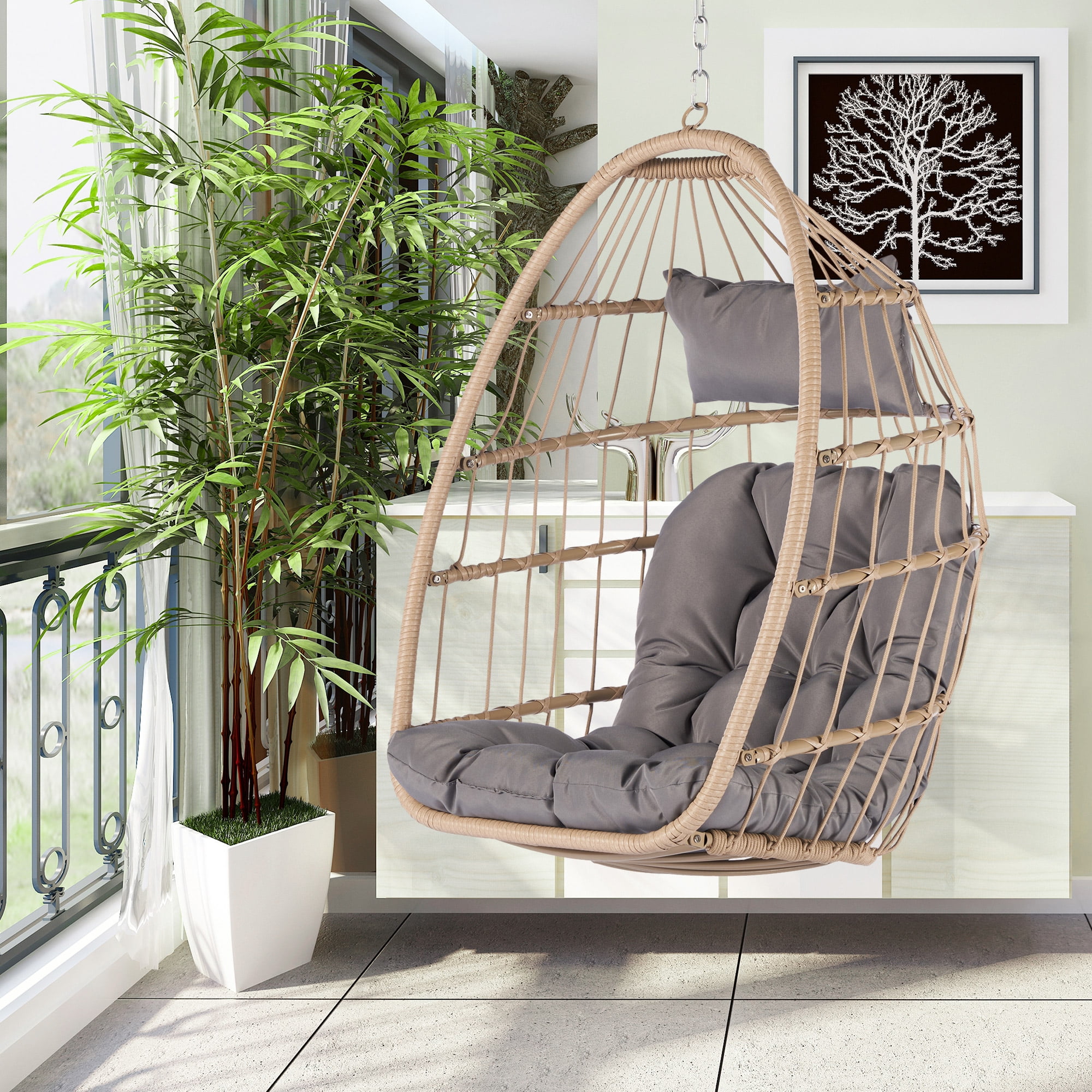 Hamac Exterieur Hanging Chair Cushion Swing Thickened Hanging