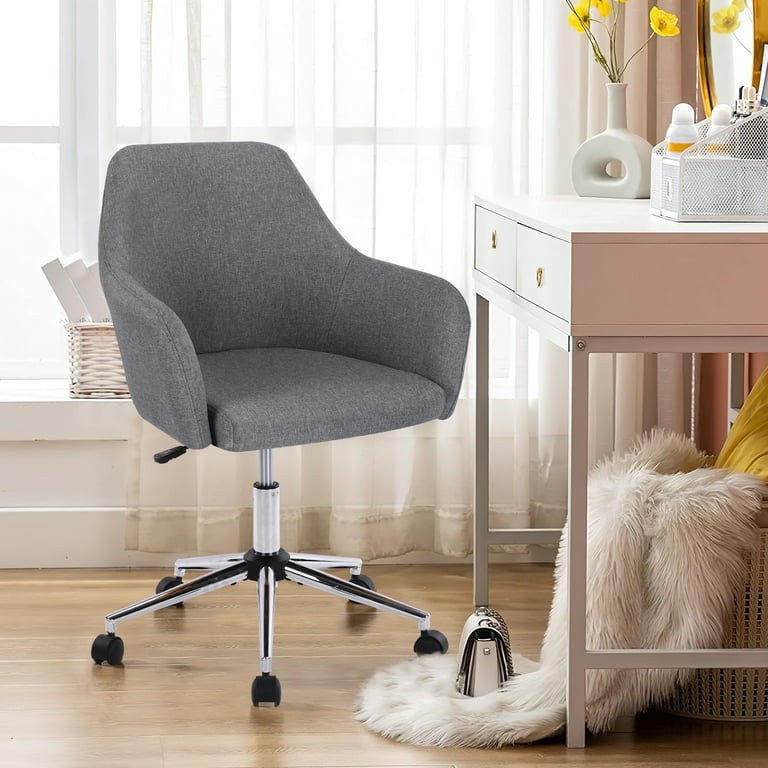 Upholstered task chair with arms sales