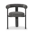 thumbnail image 1 of Synn Black Performance Boucle Dining Chair, 1 of 8