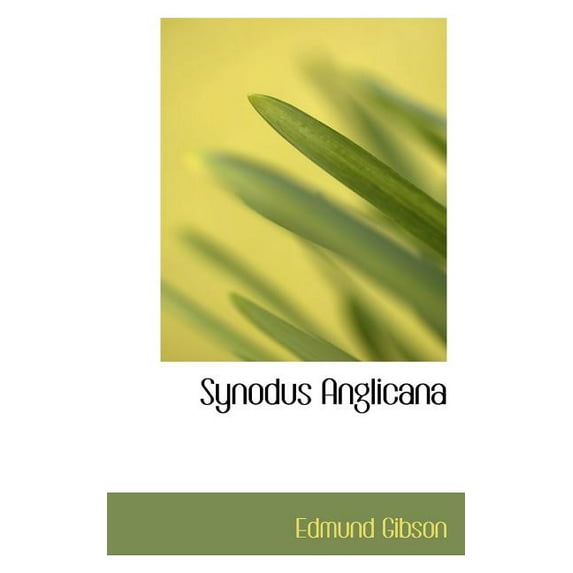 Synodus Anglicana (Paperback)