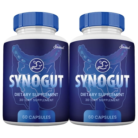 Synogut Capsules, Advanced Formula, Synogut Supplement Pills (2 Pack)