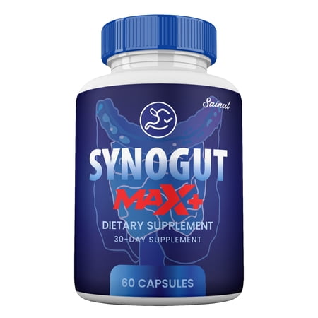 Synogut Max+ Capsules, Advanced Formula, Synogut Max+ Supplement Pills (1 Pack)