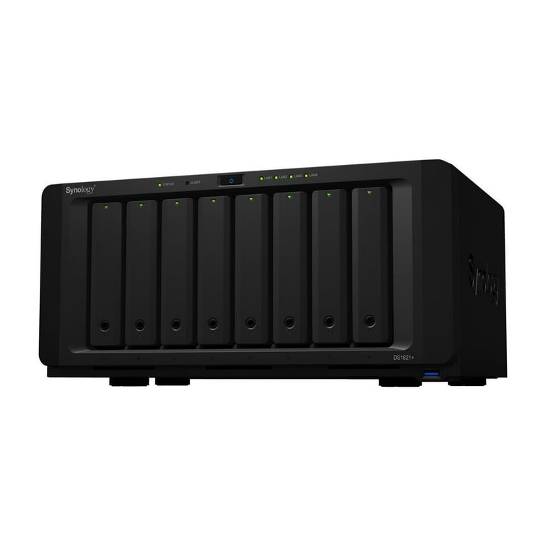 Synology 8 bay NAS DiskStation DS1821+ (Diskless) - Walmart.com
