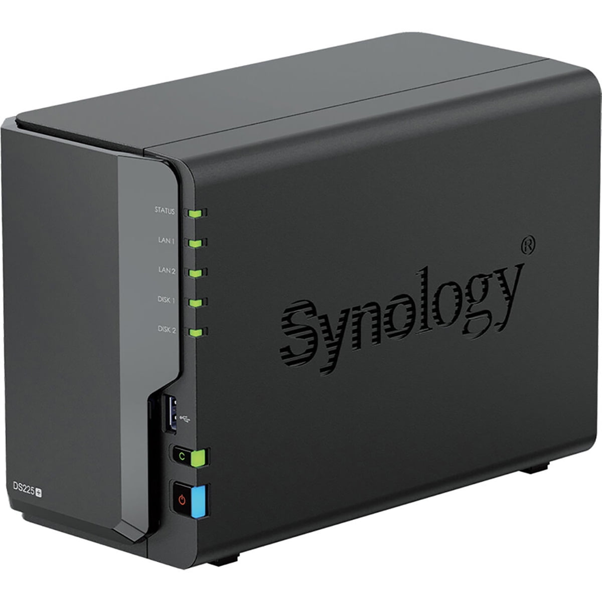 Synology DiskStation DS225+ 2-Bay NAS Enclosure, Diskless
