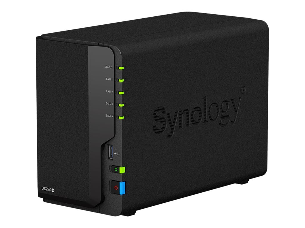 Synology DiskStation DS220+ Network Attached Storage Case, 2
