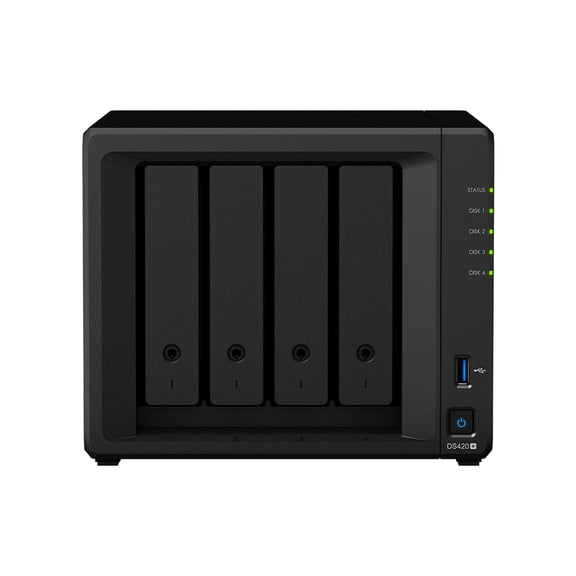Synology DiskStation DS420+ NAS Server for Business with Celeron CPU, 6GB Memory, 8TB SSD Storage, Synology DSM Operating System