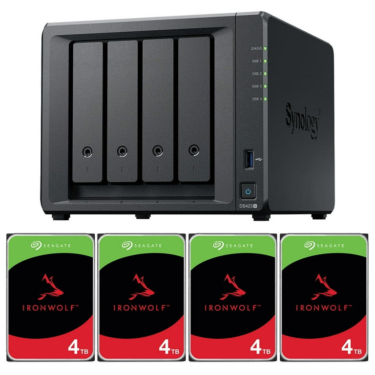 外付けハードディスク・ドライブ Synology DISKSTATION 16TB IronWolf 外付けハードディスク・ドライブ Synology DISKSTATION 16TB