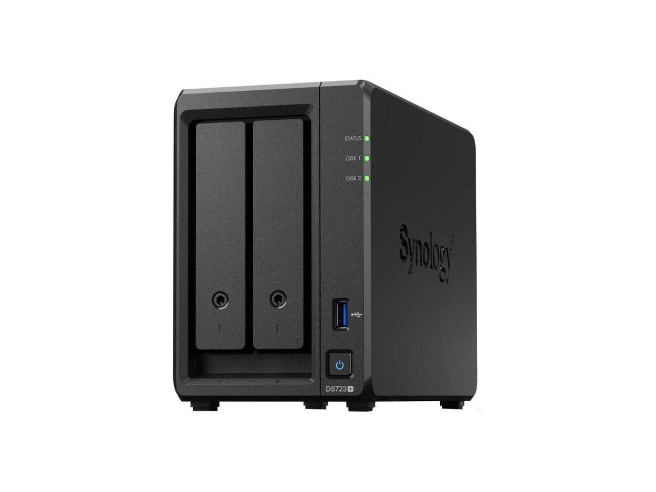 Synology DiskStation DS723+ SAN/NAS Storage System - AMD Ryzen R1600 ...