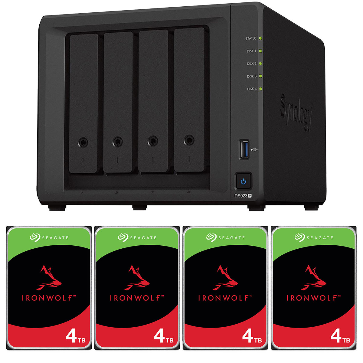 NAS Synology DS1621+ 24TB Bundle - 6 Bay Con 6 Dischi Seagate IronWolf 4TB, Memoria 4GB - Foto 4