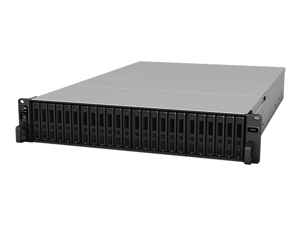 Synology FlashStation FS3600 SAN/NAS Storage System - Intel Xeon D-1567 Dodeca-core (12 Core) 2.10 GHz - 24 x HDD Supported - 0 x HDD Installed - 24 x SSD Supported - 0 x SSD Installed - 16 GB RAM DDR