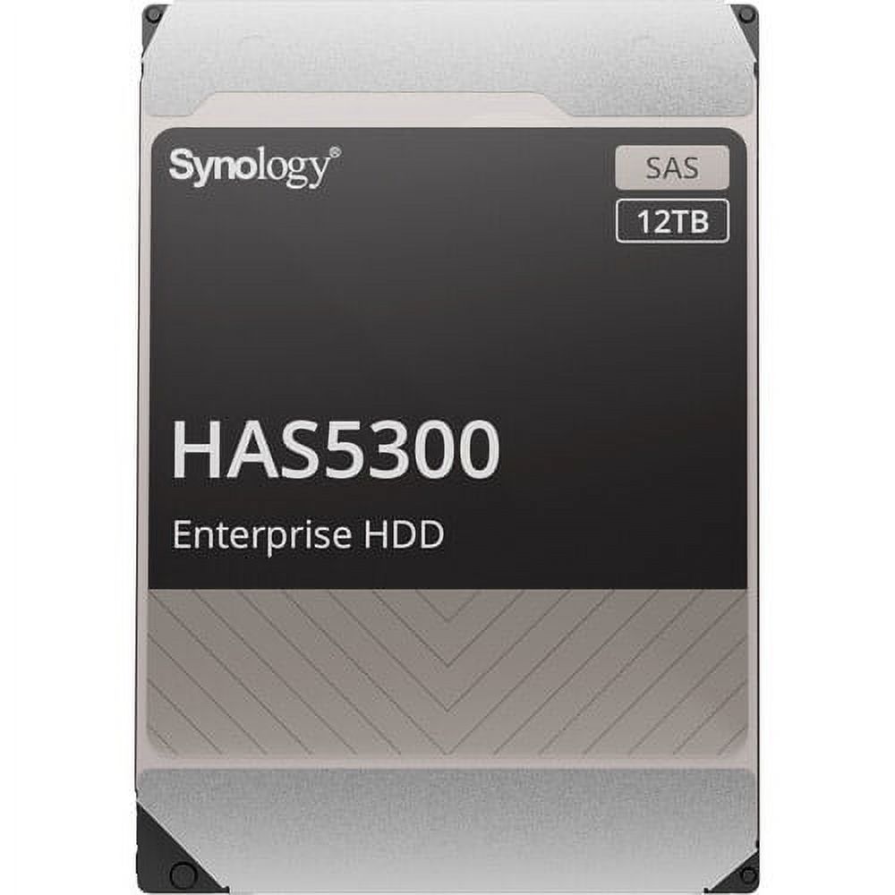 Synology HAS5300-12T Enterprise 12TB HDD SAS 12Gb/s 512e 7200 RPM 256MB Cache 3.5" Internal Hard Drive - image 1 of 2