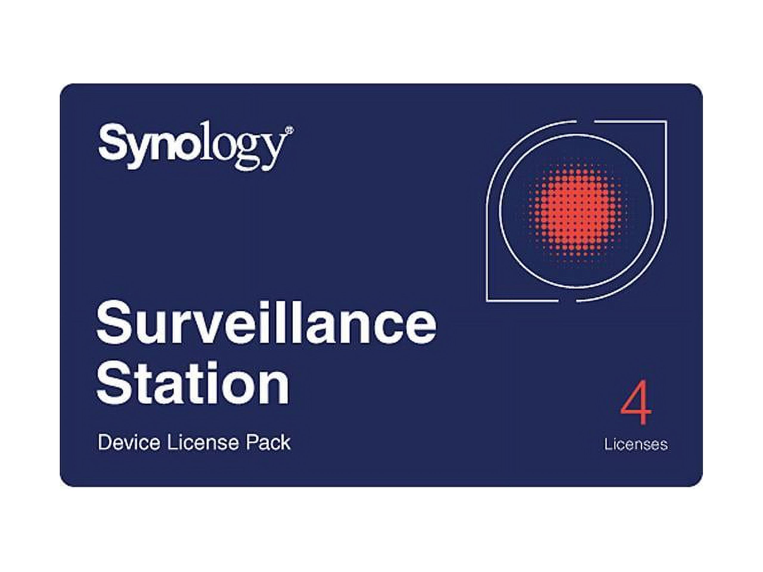 Synology IP Camera License Pack for 4 (CLP4) - image 1 of 4