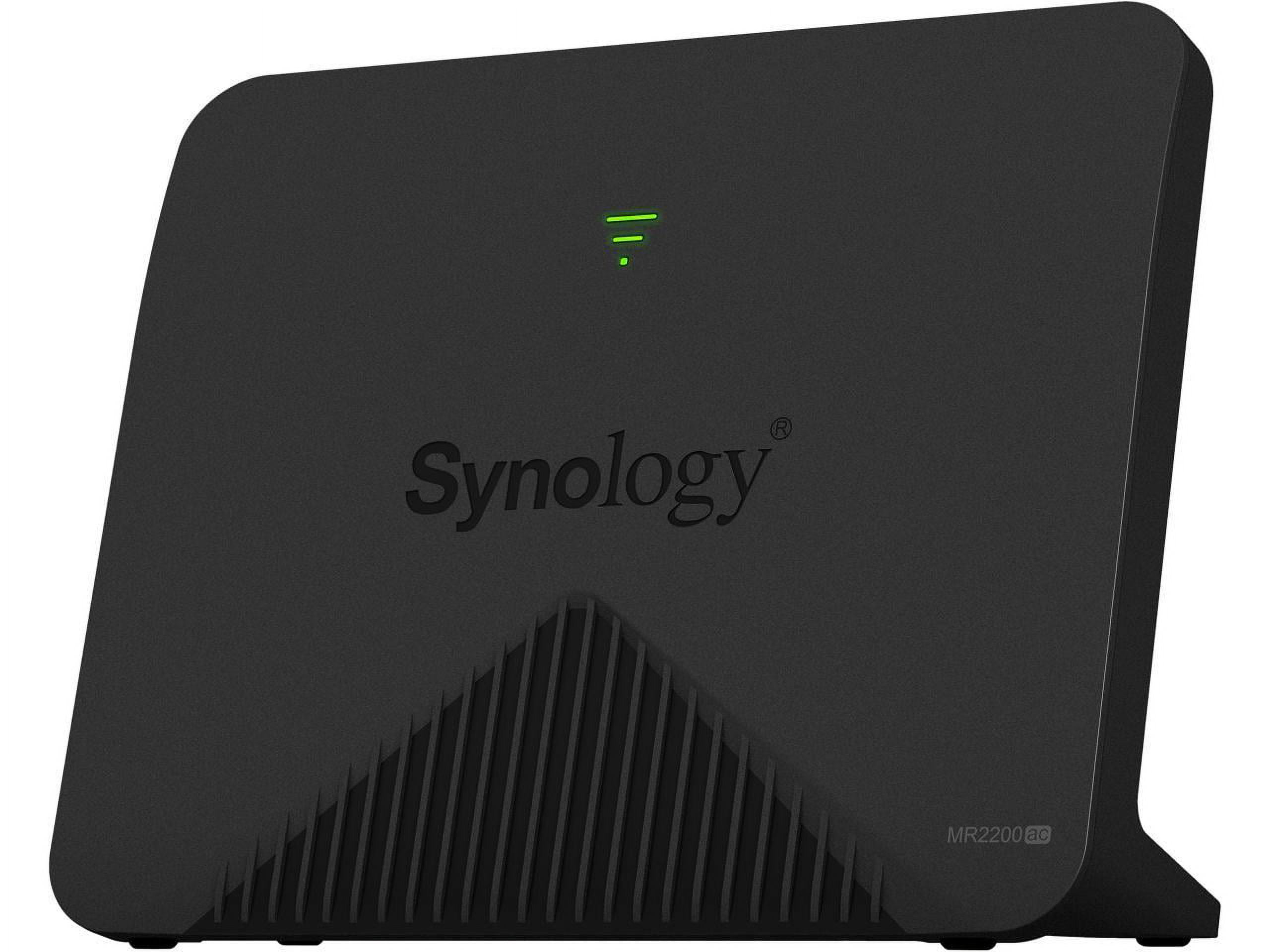 Synology Wireless Tri-Band Mesh Router, Black, Black