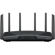 Synology AX6600 Wireless Tri-Band 2.5G / Gigabit Router, Black, Black
