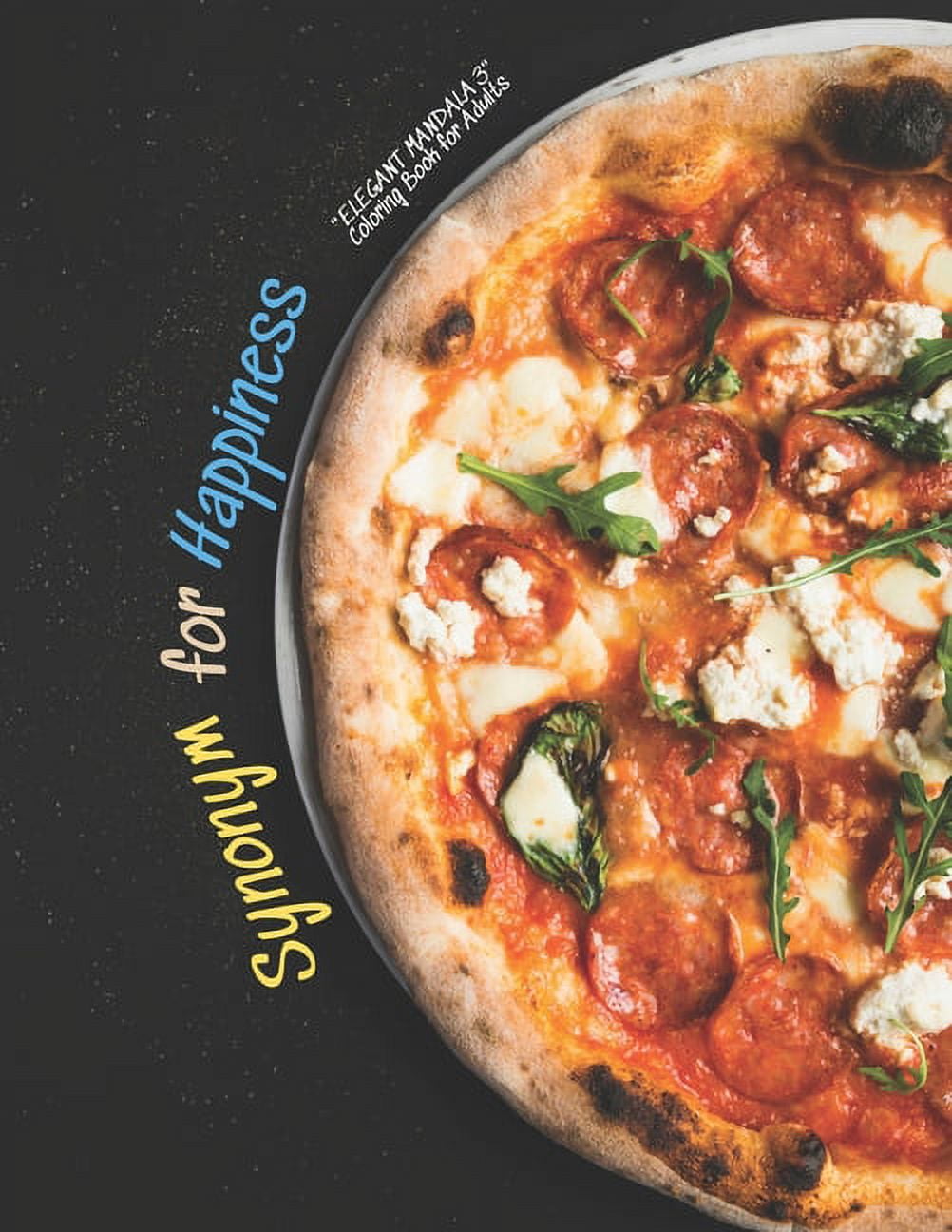 Synonym for Happiness "ELEGANT MANDALA 3" Coloring Book for Adults