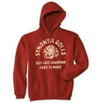 thumbnail image 1 of Synonym Rolls Just Like Grammar Used to Make Unisex Hoodie Funny Cinnamon Roll Baking Joke Hooded Sweatshirt, 1 of 8