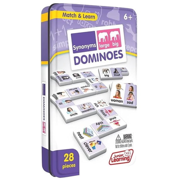 Synonyms Match & Learn Dominoes, Pack of 2