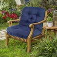 thumbnail image 1 of Synoratory Outdoor Cushions - Navy Outdoor Chair Cushions 39"x19.6"- Bule Garden Patio Cushions, 1 of 7