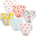 thumbnail image 1 of Synpos Little Girl Underwear Toddler Panties Big Kids Undies Soft 100% Cotton,6 Packs, 1 of 8