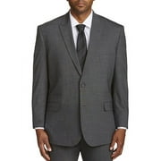 Synrgy by DXL Men's Big & Tall Performance Stretch Suit Jacket, Grey, 60 Regular