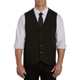thumbnail image 1 of Synrgy by DXL Men's Big and Tall  Men's Big & Tall Vest, Black, 5XLT, 1 of 3