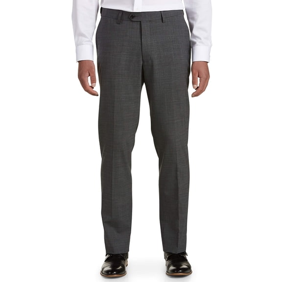 Synrgy by DXL Men's Big and Tall Performance Stretch Suit Pants Grey 60 x 30