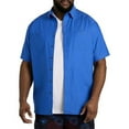 thumbnail image 1 of Synrgy by DXL Men's Big and Tall Textured Solid Sport Shirt Surf The Web 2XL, 1 of 4
