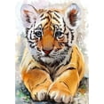 thumbnail image 1 of Syntego 5D DIY Diamond Art Painting for Adults 40cm x 30cm (Baby Tiger), 1 of 1
