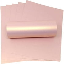 Syntego A4 Glitter Paper Sparkly Soft Touch Non Shed Thick 150gsm / 40lb Paper 10 Sheets (pale Pink Iridescent)