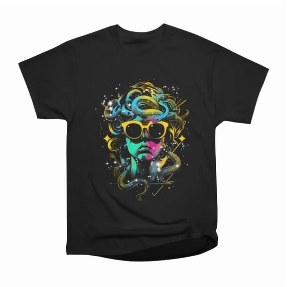 Synth Medusa T-Shirt Tee Gift For Him Merch For Her Apparel For Friend