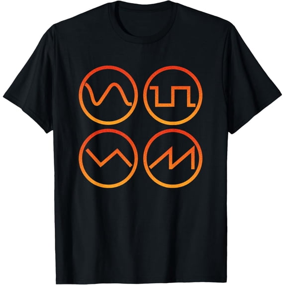Synth Waveforms Modular Synthesizer Synth Player T-Shirt
