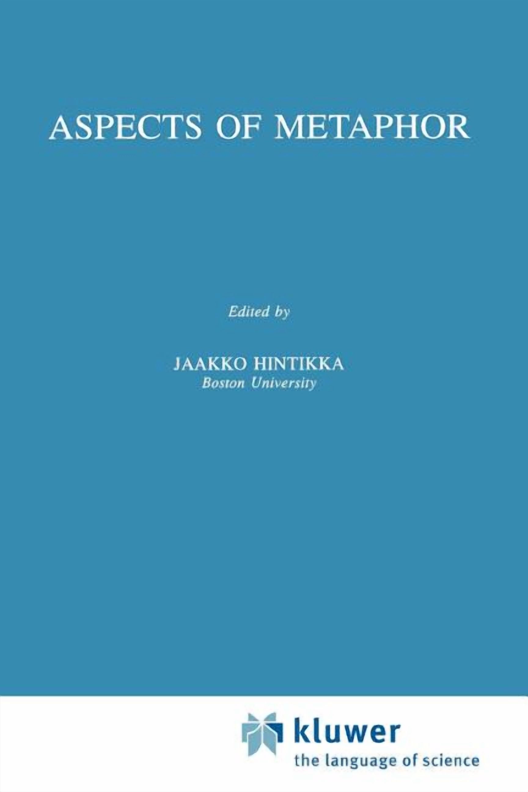 Synthese Library Aspects of Metaphor, Book 238, (Paperback) - Walmart ...