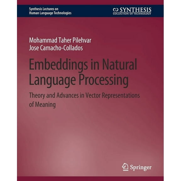 Synthesis Lectures on Human Language Tec Embeddings in Natural Language Processing: Theory and Advances in Vector Representations of Meaning, (Paperback)
