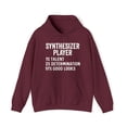 thumbnail image 1 of Synthesizer Hoodie, Gifts, Hooded Sweatshirt, 1 of 4
