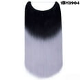 thumbnail image 1 of Synthetic 20 inch Invisible Wire Clip-In One Piece Hair Extensions, 60 Colors, False Hairpieces For Women and Girls (Us), 1 of 52