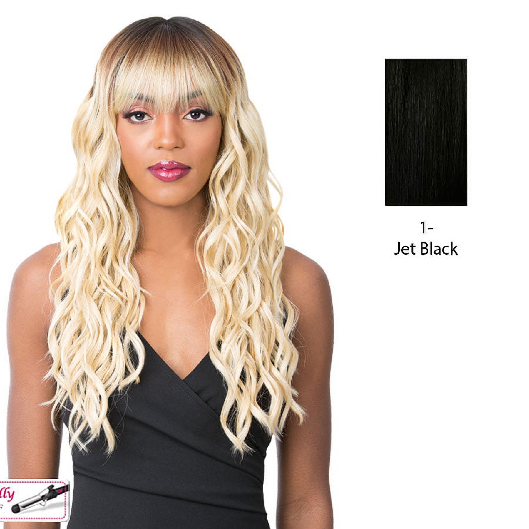Synthetic 2020 Bang Wig - Skylar,Black - Walmart.com